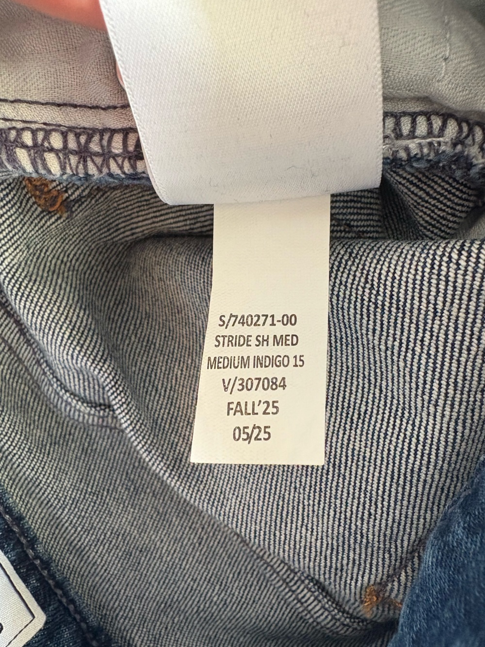 GAP High Rise Stride Wide Leg Jeans 26P Petite Medium Indigo - Picture 10 of 10